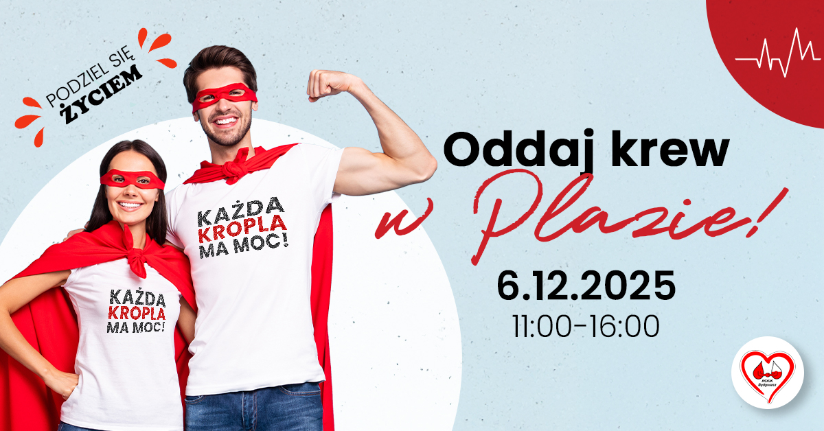Oddaj krew w Plazie